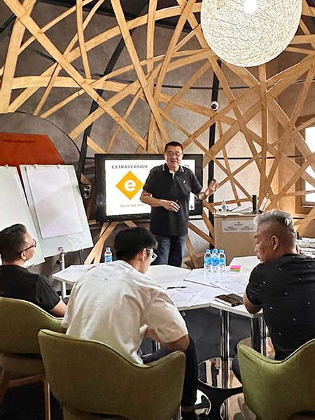Bold Academy Co Founder Paul Lim hosting a workshop